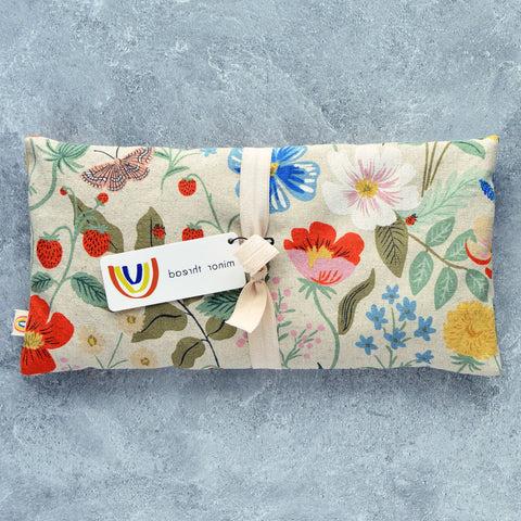 Eye Pillow in Strawberry Fields Canvas